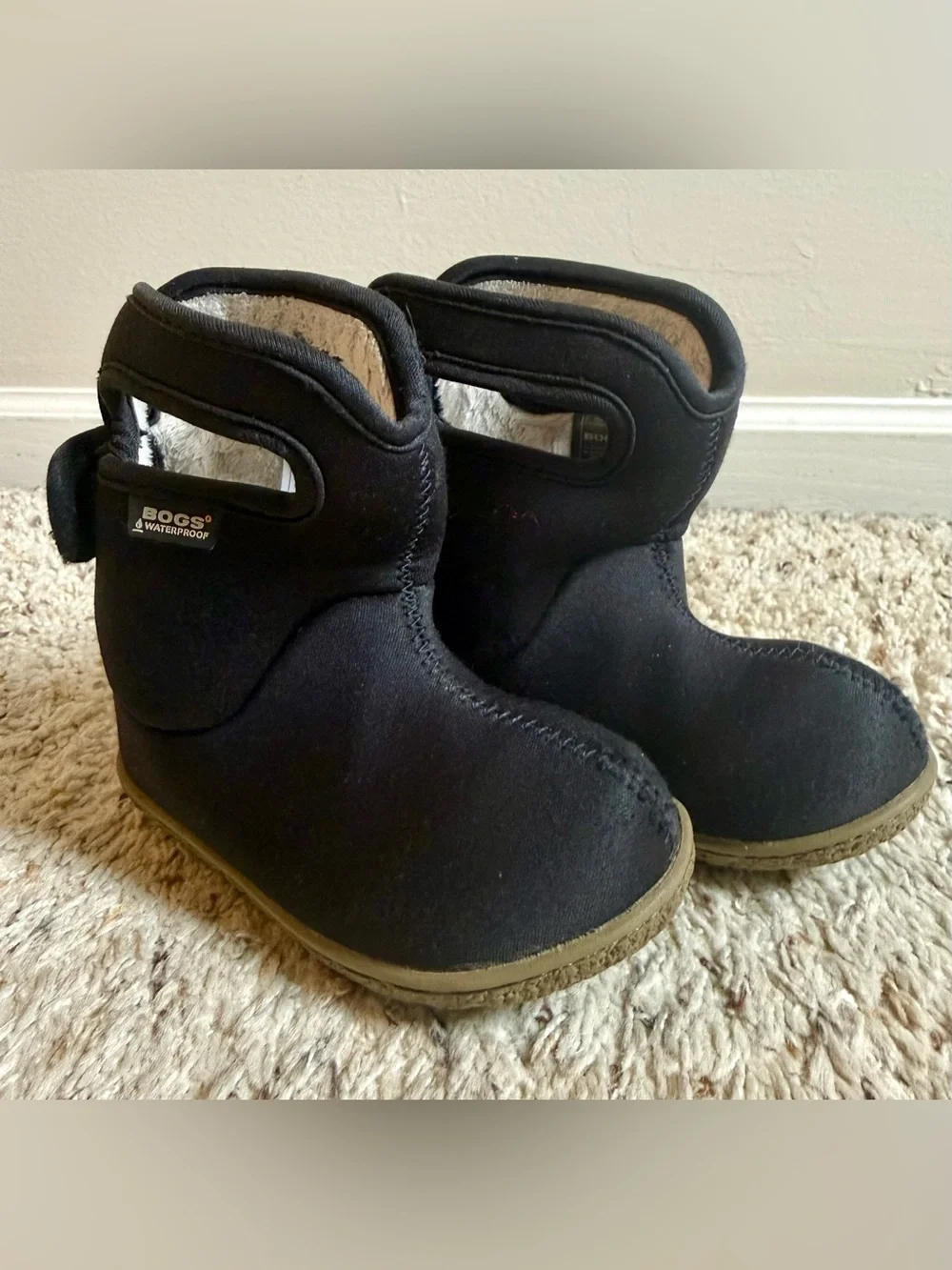 BOGS Toddler 7 Black Waterproof Winter Boots
